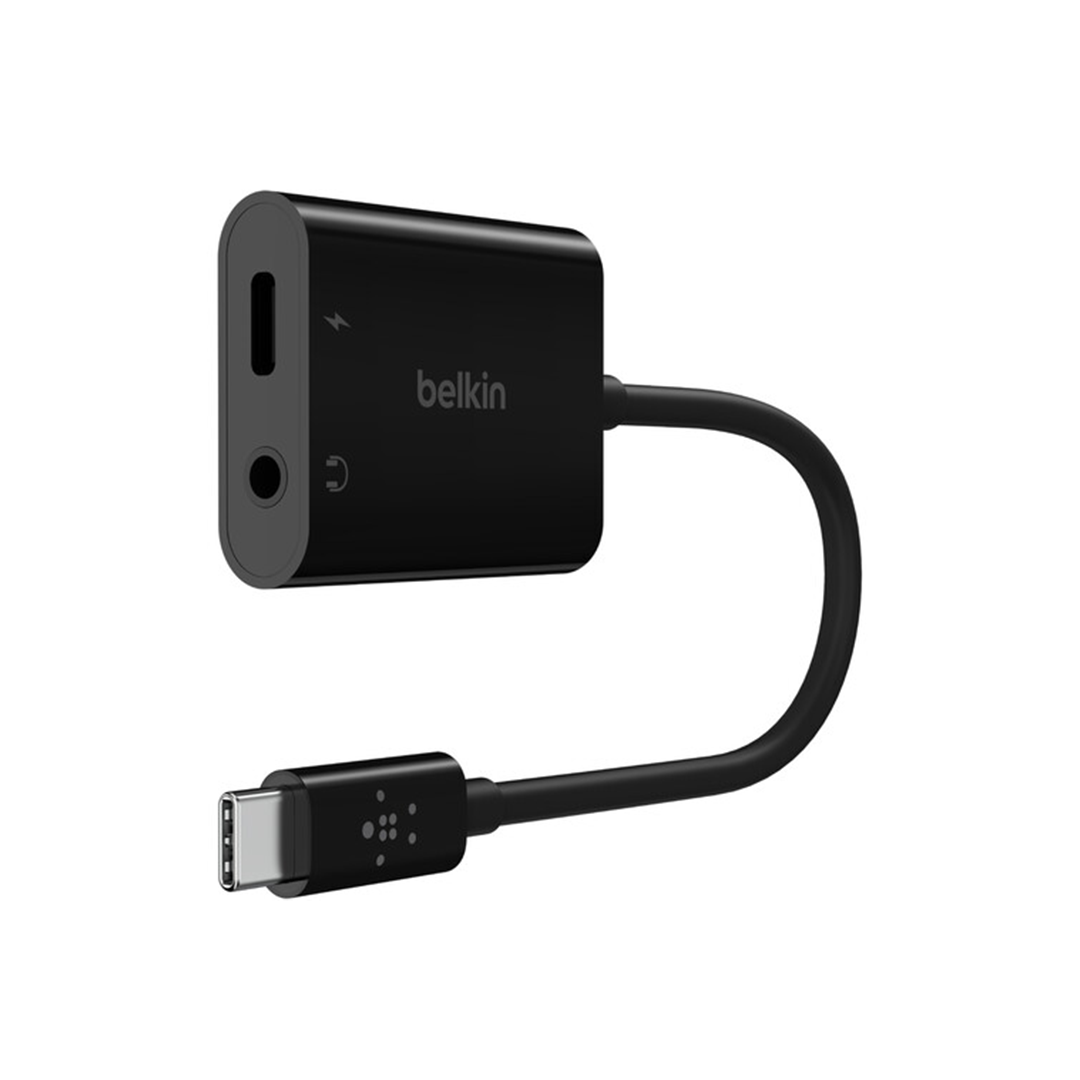 Belkin RockStar 3.5mm Audio and USB-C Charge Adapter in Qatar Belkin RockStar 3.5mm Audio and USB-C Charge Adapter in Qatar